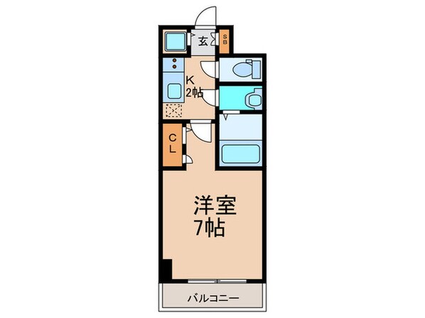 S-RESIDENCE福島Alovitaの物件間取画像